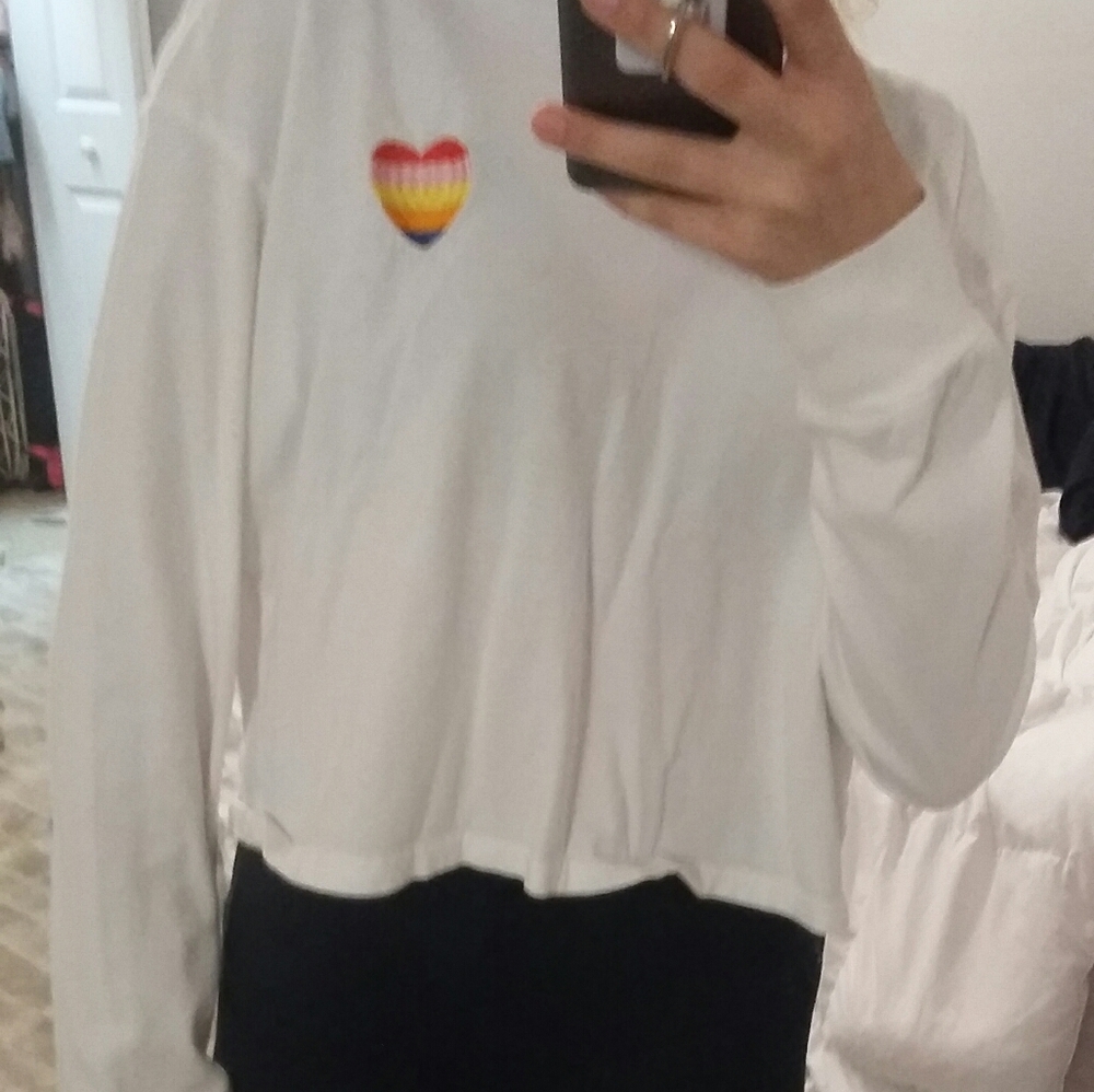 rainbow heart crop